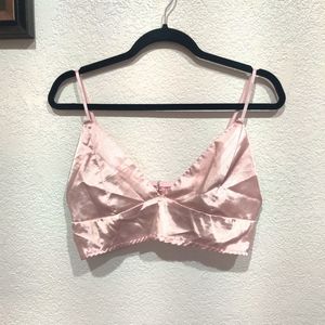 Large Pink Rose Bralette